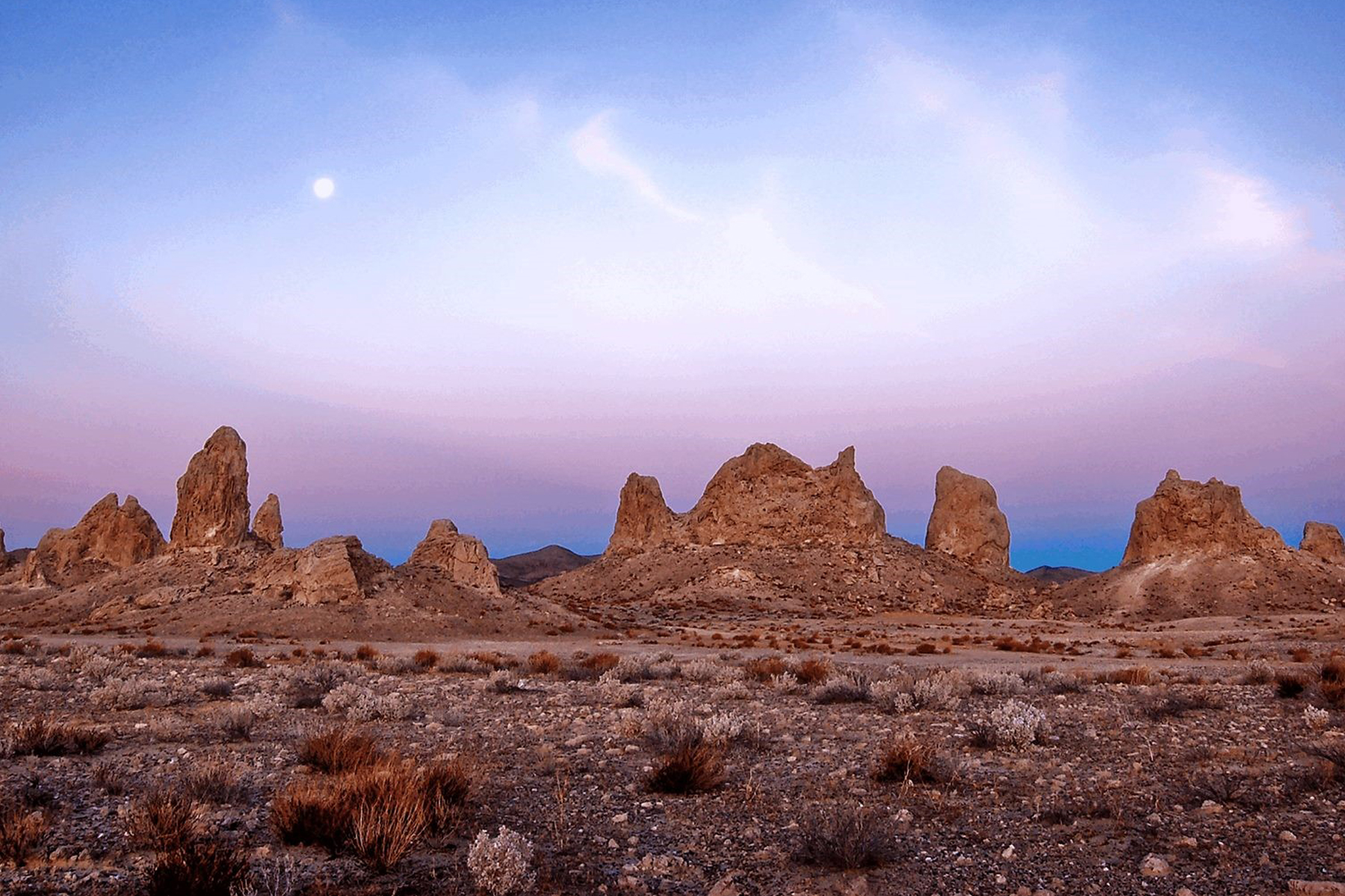 Ridgecrest dessert sunset